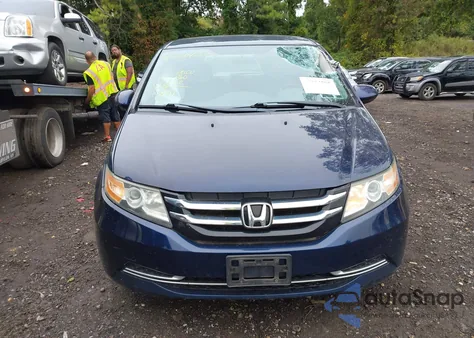 2016 Honda Odyssey Ex z USA, uszkodzony, nr VIN 5FNRL5H47GB094909